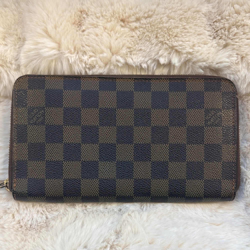 Louis Vuitton Brown Zippy Damier Ebene Organizer Wallet - Picture 3 of 10